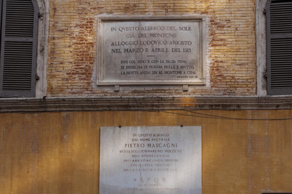 Antico Albergo Del Sole Al Pantheon Rom Exteriör bild